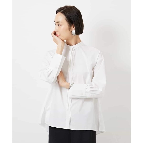 ミッシェルクラン（MICHEL KLEIN）/細ボウタイブラウス