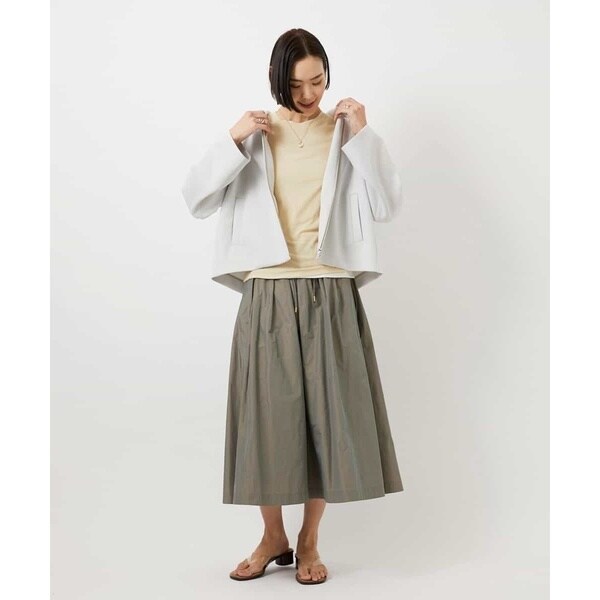 ミッシェルクラン（MICHEL KLEIN）/[セットアップ対応/コージーボトム]ライトギャザースカート_7