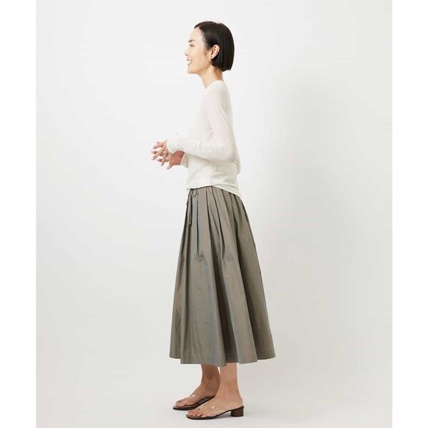 ミッシェルクラン（MICHEL KLEIN）/[セットアップ対応/コージーボトム]ライトギャザースカート_10