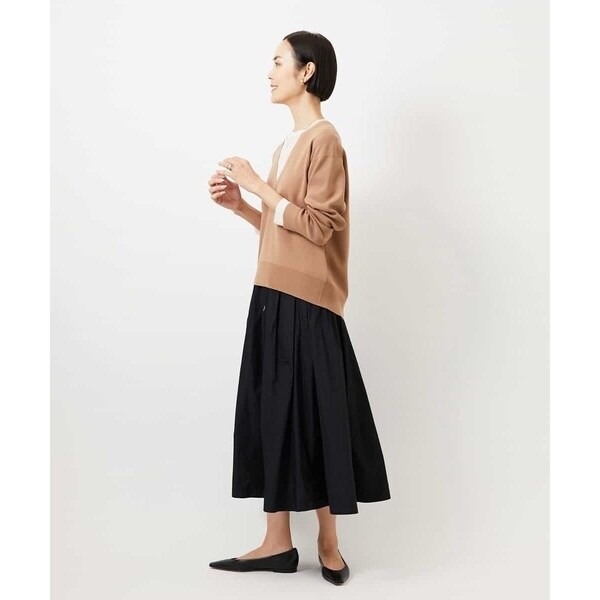 ミッシェルクラン（MICHEL KLEIN）/[セットアップ対応/コージーボトム]ライトギャザースカート_14
