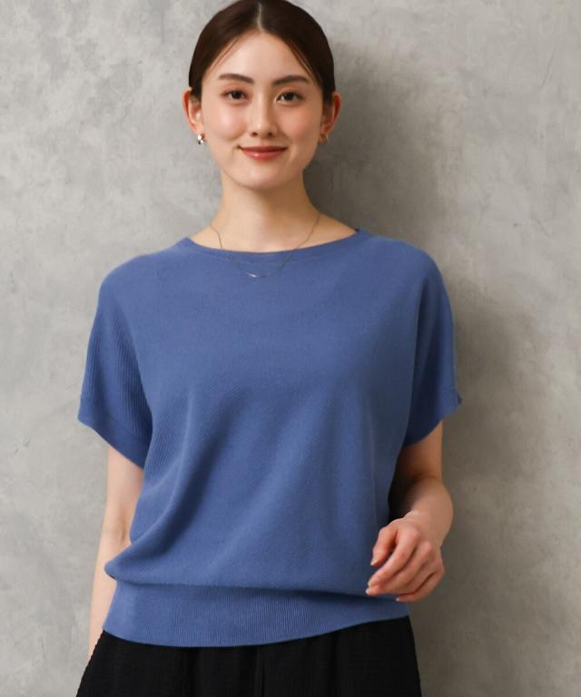 ミッシェルクラン（MICHEL KLEIN）/ホールガーメント(R)フレンチスリーブニット_2