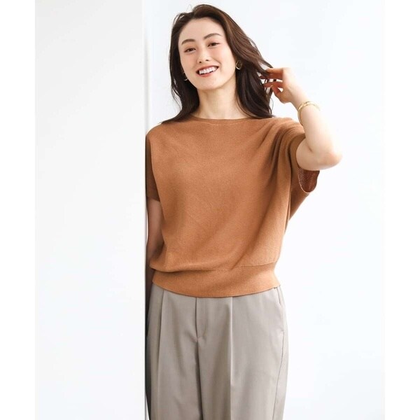 ミッシェルクラン（MICHEL KLEIN）/ホールガーメント(R)フレンチスリーブニット_11