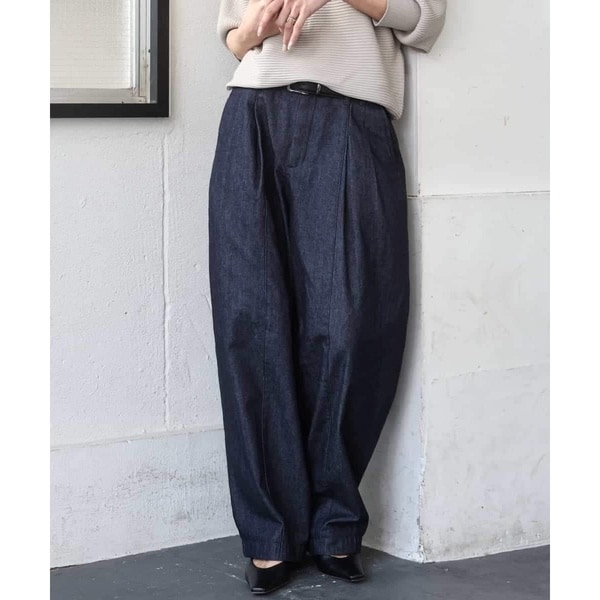 ミッシェルクラン（MICHEL KLEIN）/[セットアップ対応]デニムバレルパンツ
