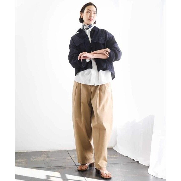 ミッシェルクラン（MICHEL KLEIN）/[セットアップ対応]デニムダブルポケットブルゾン_5