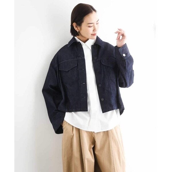 ミッシェルクラン（MICHEL KLEIN）/[セットアップ対応]デニムダブルポケットブルゾン_8