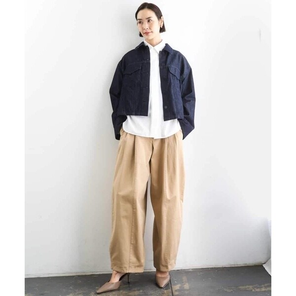 ミッシェルクラン（MICHEL KLEIN）/[セットアップ対応]デニムダブルポケットブルゾン_10