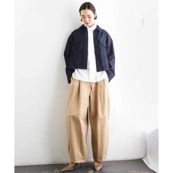 ミッシェルクラン（MICHEL KLEIN）/[セットアップ対応]デニムダブルポケットブルゾン_11