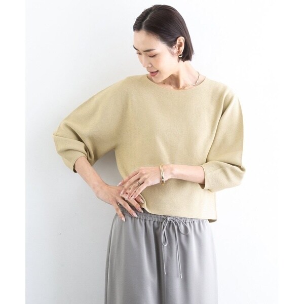 ミッシェルクラン（MICHEL KLEIN）/ホールガーメント(R)パフスリーブニット_1