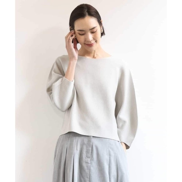 ミッシェルクラン（MICHEL KLEIN）/ホールガーメント(R)パフスリーブニット_2