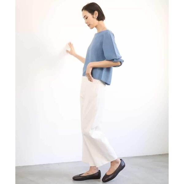 ミッシェルクラン（MICHEL KLEIN）/ホールガーメント(R)パフスリーブニット_5