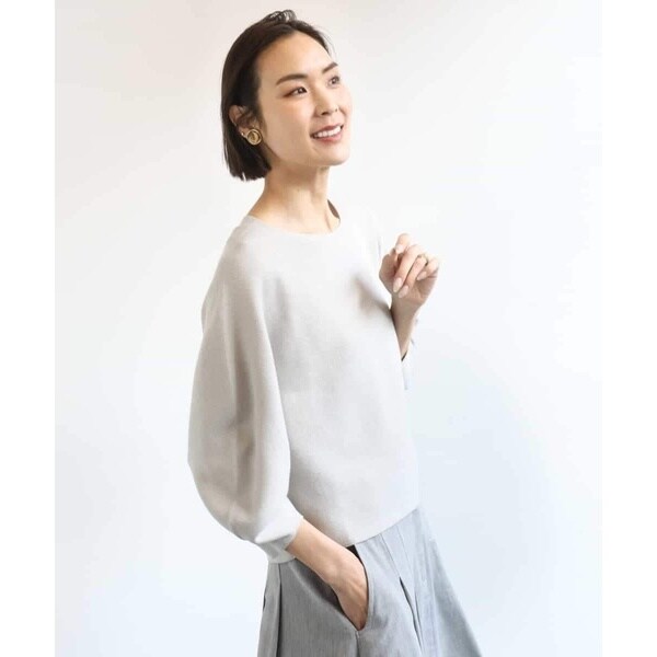 ミッシェルクラン（MICHEL KLEIN）/ホールガーメント(R)パフスリーブニット_15