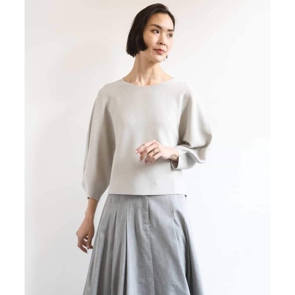 ミッシェルクラン（MICHEL KLEIN）/ホールガーメント(R)パフスリーブニット_17