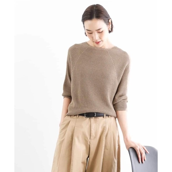 ミッシェルクラン（MICHEL KLEIN）/ホールガーメント(R)ラグランラメニット