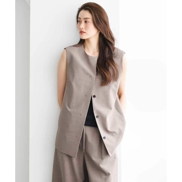 ミッシェルクラン（MICHEL KLEIN）/[セットアップ対応]ノーカラージレ