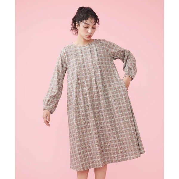 ホコモモラ/El Cartero プリントワンピース