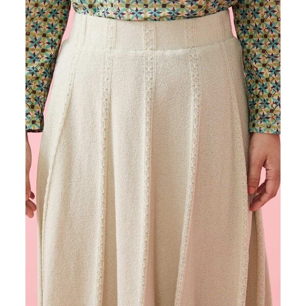 ホコモモラ（JOCOMOMOLA）/ブークレ編み柄ニットスカートの通販は