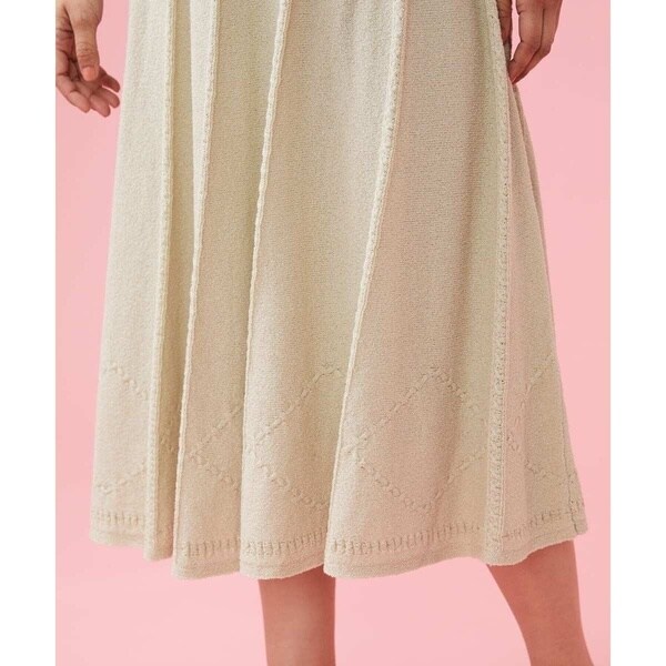 ホコモモラ（JOCOMOMOLA）/ブークレ編み柄ニットスカートの通販は