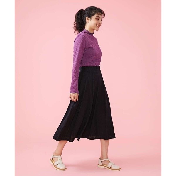 ホコモモラ（JOCOMOMOLA）/ブークレ編み柄ニットスカートの通販は