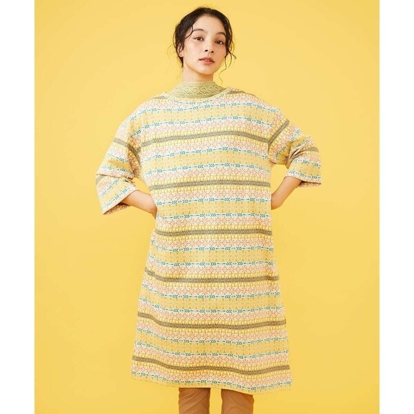 ホコモモラ（JOCOMOMOLA）/Rancho ジャカードワンピース