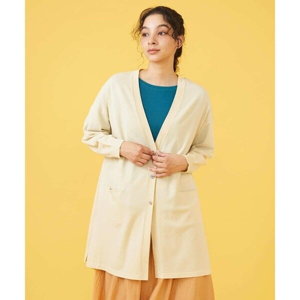 ホコモモラ（JOCOMOMOLA）/ハイツイストコットン トッパーカーディガン