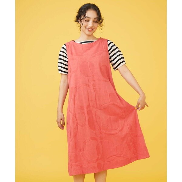 ホコモモラ（JOCOMOMOLA）/Anillo patron ノースリーブワンピース