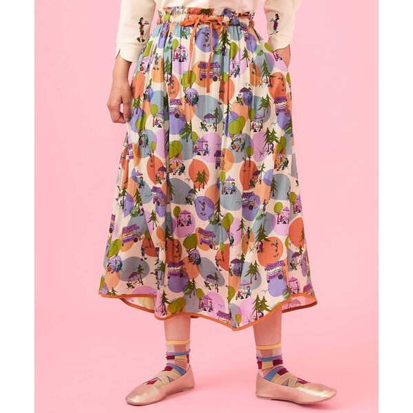 ホコモモラ（JOCOMOMOLA）/Churreria プリントスカート