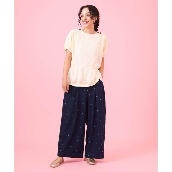 Jocomomola / ホコモモラ Churreria エプロンドッキングカットソー Jocomomola｜Churreria エプロンドッキングカットソー | Rakuten