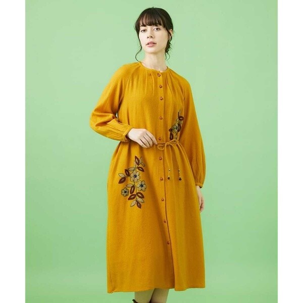 ホコモモラ（JOCOMOMOLA）/Calle インド刺繍ワンピース