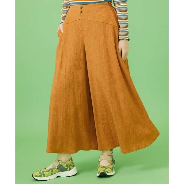 ホコモモラ（JOCOMOMOLA）/T/Rクレープ ワイドパンツ