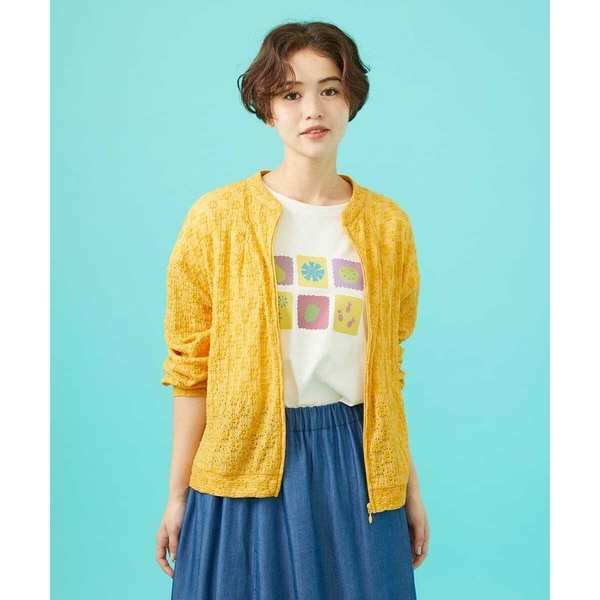 【NEW】ホコモモラ（JOCOMOMOLA）/Peguena flor フラワーレースブルゾンの通販は 22,000円