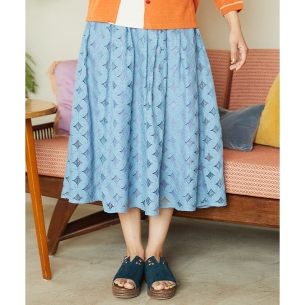 ホコモモラ（JOCOMOMOLA）/Flor 総レーススカート