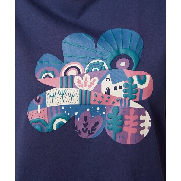 ホコモモラ（JOCOMOMOLA）/【接触冷感】フラワー発泡プリントTシャツ