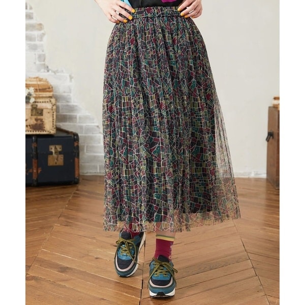 ホコモモラ（JOCOMOMOLA）/Callejero チュールプリーツスカート