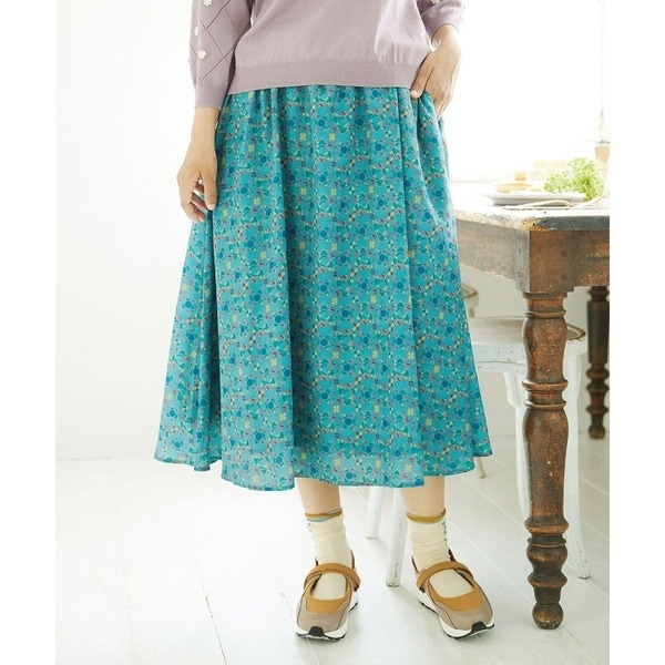 ホコモモラ（JOCOMOMOLA）/Calle de la Pasa 幾何学プリントスカート