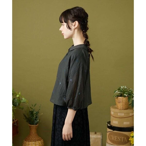 Jocomomolaホコモモラ 黒 ウール ショートコート　日本製　Lサイズ Jocomomolaホコモモラ 黒 ウール ショートコート 日本製 Lサイズ