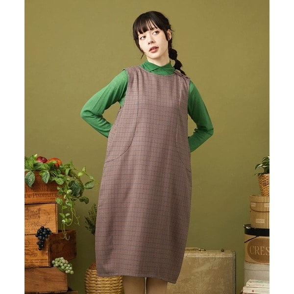 ホコモモラ（JOCOMOMOLA）/T/Rドビー ジャンパースカート