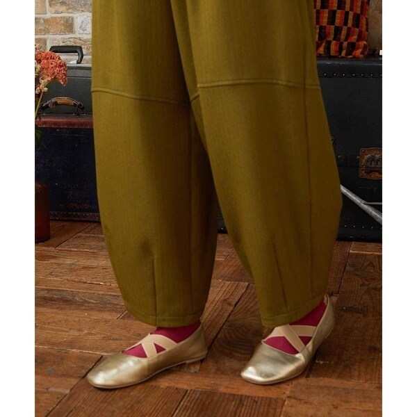 ホコモモラ（JOCOMOMOLA）/ウールライクヘリンボーンパンツ