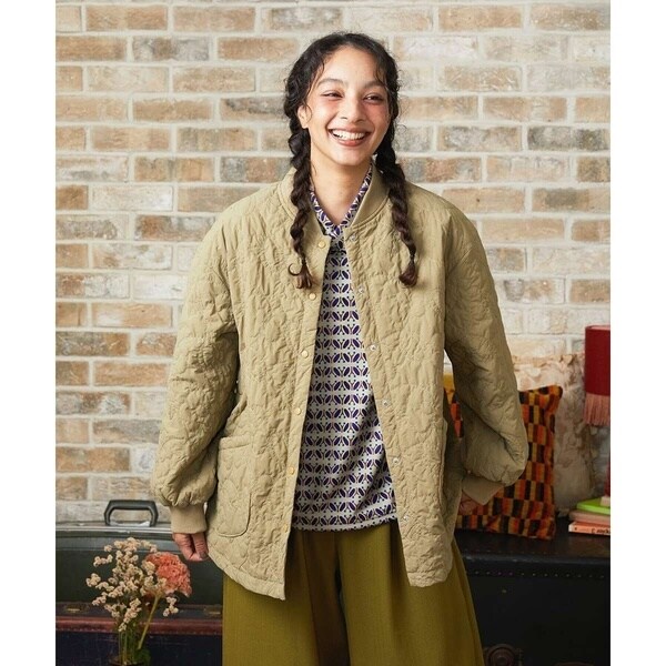 ホコモモラ（JOCOMOMOLA）/Esponjoso キルティングブルゾン