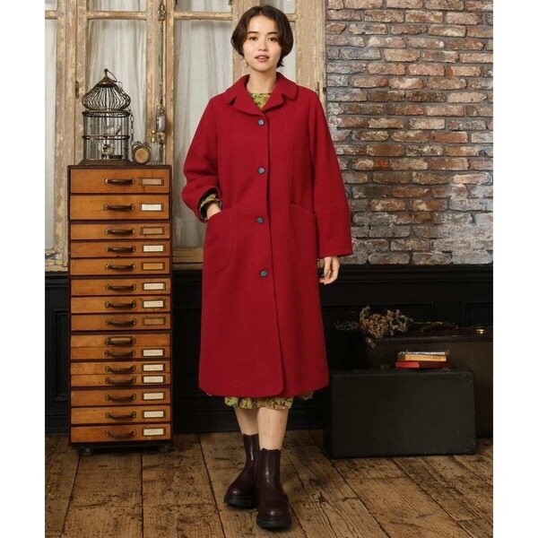 ホコモモラ（JOCOMOMOLA）/ウールモッサロングコートの通販はau PAY