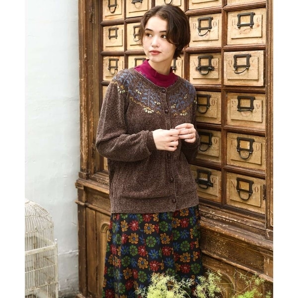 ホコモモラ（JOCOMOMOLA）/Hilo molle ニットカーディガン