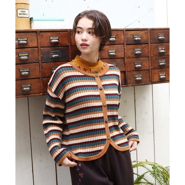 ホコモモラ（JOCOMOMOLA）/LANA BLENDカーディガン