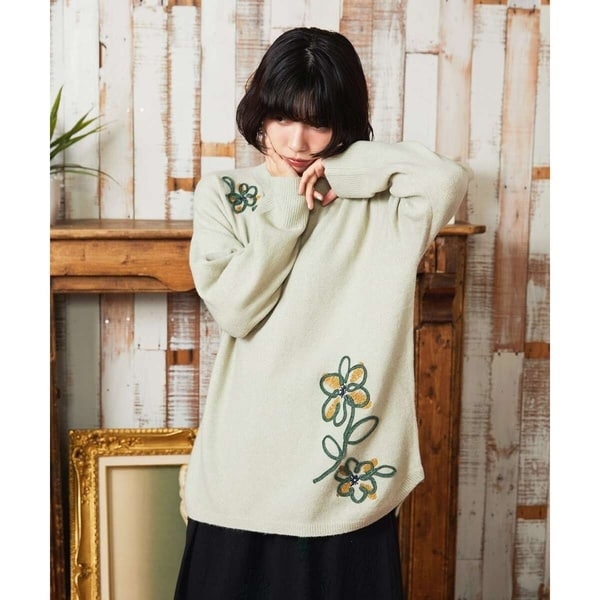 ホコモモラ（JOCOMOMOLA）/Peludo ハイネックニットプルオーバー