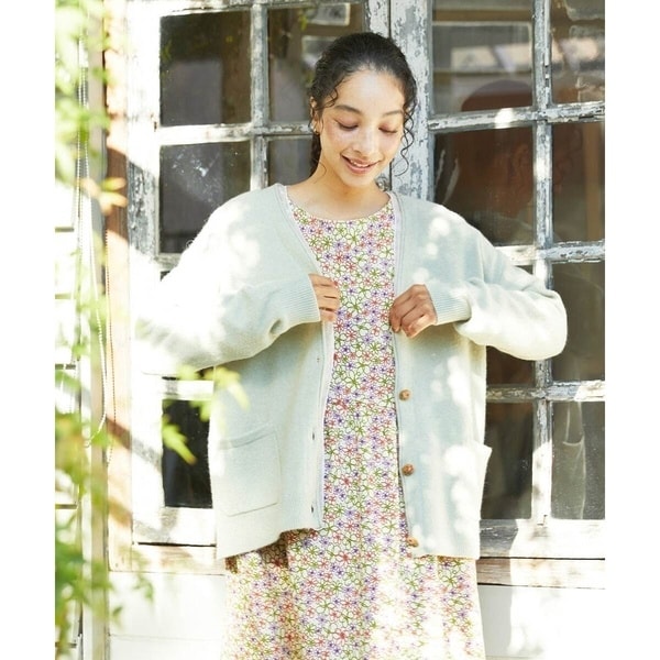 ホコモモラ（JOCOMOMOLA）/Peludo Vネックニットカーディガン