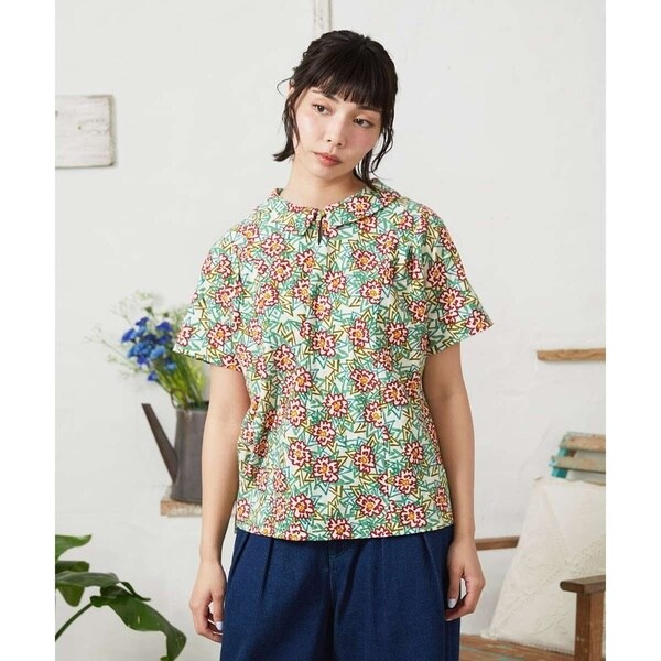 ◯イッセイミヤケ プリーツ Tシャツ 半袖 カットソー ベージュ