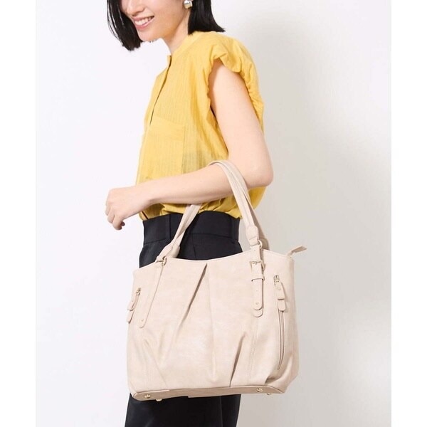 MK ミッシェルクラン バッグ（MK MICHEL KLEIN BAG）/[2WAY/新色入荷]フロントタックギャザーアクセントバッグの通販は