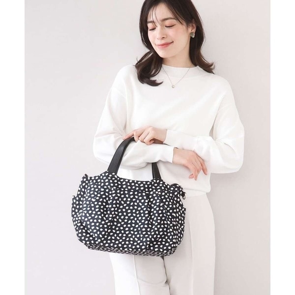 MK ミッシェルクラン バッグ（MK MICHEL  BAG）/[2WAY/軽量/多機能ポケット]ニュアンス柄タックデザイントートバッグ