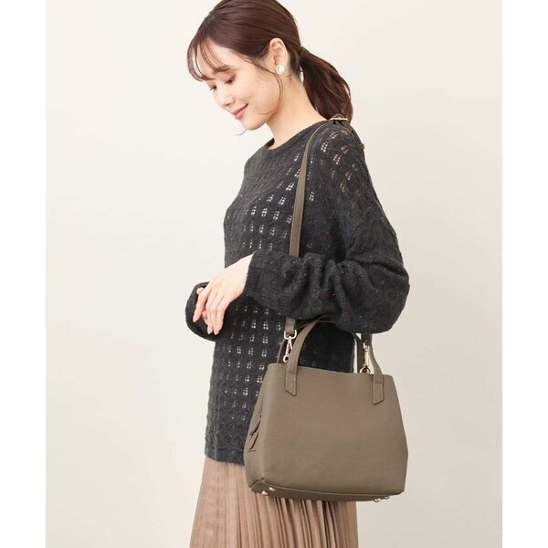 MK ミッシェルクラン バッグ（MK MICHEL KLEIN BAG）/[2WAY]スクエアコンパクトトートバッグ_2