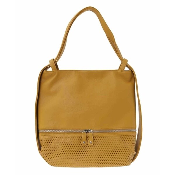 MK ミッシェルクラン バッグ（MK MICHEL KLEIN BAG）/[2WAY/A4サイズ対応]パンチングデザイン変形トートバッグ_6