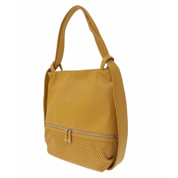 MK ミッシェルクラン バッグ（MK MICHEL KLEIN BAG）/[2WAY/A4サイズ対応]パンチングデザイン変形トートバッグ_7
