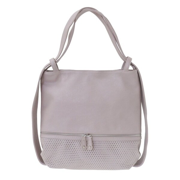 MK ミッシェルクラン バッグ（MK MICHEL KLEIN BAG）/[2WAY/A4サイズ対応]パンチングデザイン変形トートバッグ_16